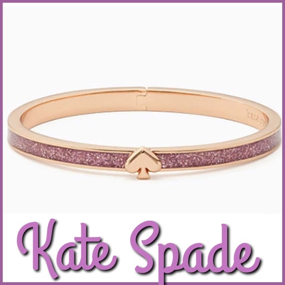 kate spade Jewelry - Kate Spade Glitter Hinged bangle / bracelet